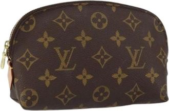 Louis Vuitton Pre-owned Clutches, female, Brown, Size: ONE SIZE Pre-owned Canvas Clutch