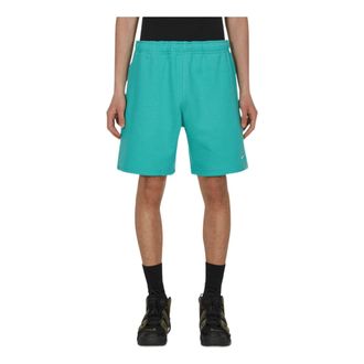 Nike Mens Nike Special Project Solo Swoosh Solid Color Logo Embroidered Straight Shorts Blue Green DV3055-392