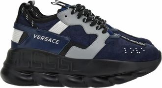 Versace Schoenen - Heren - Sneakers - Blauw - 44 EU - Schoenen