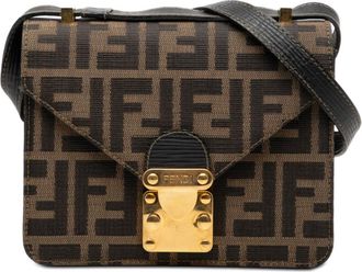 Fendi Pre-owned Fendi Zucca Canvas Flap Crossbody Ladies BRMNGC3H4OQOXK5E