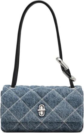 Marc Jacobs Mini Dual Quilted Denim Shoulder Bag - Dames - Schoudertassen - Blauw - ONE Size - Denim - Tassen