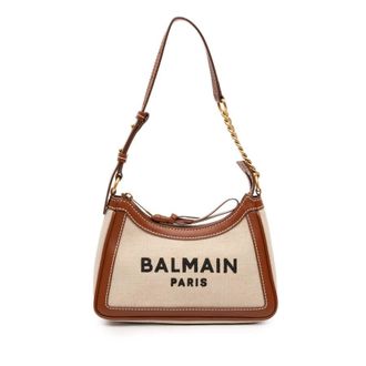 Balmain Pre-owned Balmain Canvas B Army Logo Shoulder Bag Ladies H3KV2J5QPA9267KK