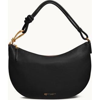DKNY Roslyn Large Hobo in Blk/gold at Nordstrom