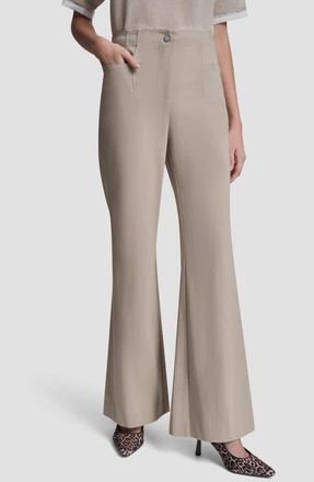 DKNY Millennium Flair Pants in Pebble at Nordstrom, Size X-Small