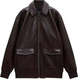 Anine Bing Stijlvolle Kelanie Jas - Dames - Bomber jackets - Bruin - XS - Jassen