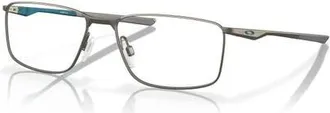 Oakley 55mm Rectangle optical glasses in Grey at Nordstrom