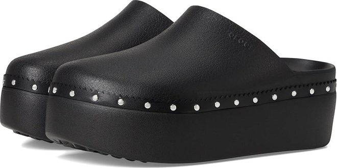 Crocs Dylan Platform Clog, Mule Platform Shoes Womens Clog Shoes Black ...