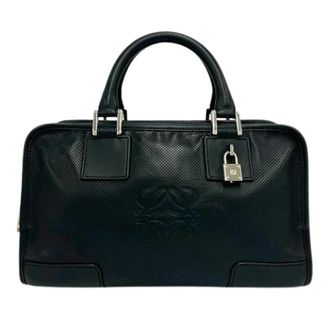 Loewe Pre-owned Handbags, female, Black, Size: ONE SIZE Pre-owned Amazona 28