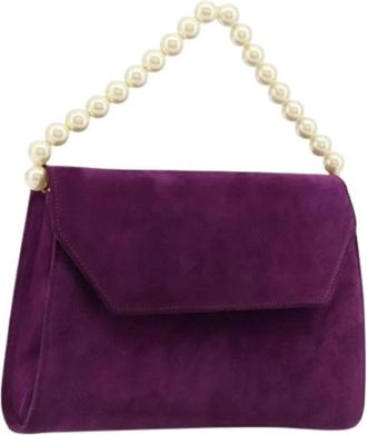 Ferragamo Pre-owned Handbags, female, Purple, Size: ONE SIZE Pre-owned Hand Bag