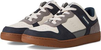 Coach C201 Sneaker Mens Shoes Midnight Navy/Charcoal : 10.5 D - Medium, Leather/Suede