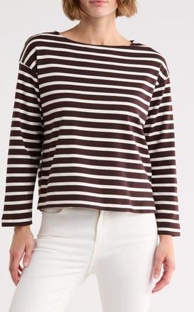 Spanx Cool Cotton Top in Truffle Brown/Linen at Nordstrom Rack, Size X-Large