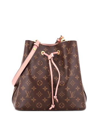 Louis Vuitton NeoNoe Handbag Monogram Canvas with Leather MM bucket bag - Brown