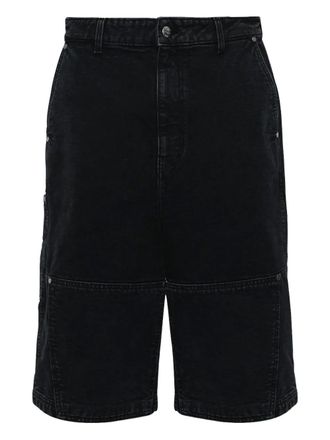 Rhude Shorts con effetto schiarito - Nero