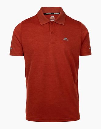 Trespass Mens Trespass Mens Mckay Active Polo Shirt - Red - Size: 40