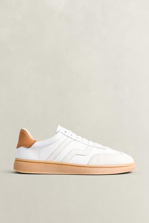GANT Men Cuzmo Leather Sneakers (41) WHITE