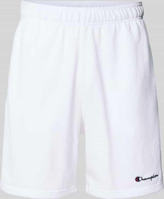Champion Relaxed Fit Shorts mit Label-Stitching Modell ICONS in Weiss, Größe XXL