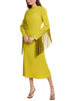 Sally Lapointe Pebble Crepe Maxi Dress