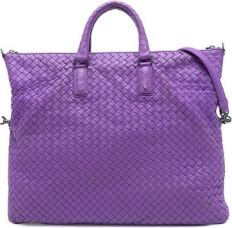 Bottega Veneta Pre-owned Bottega Veneta Medium Nappa Intrecciato Convertible Tote B04208917H
