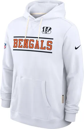 Nike Cincinnati Bengals Alt Standard Issue Nike Mens Dri-FIT NFL Pullover Hoodie in White | 03AZ10A9A-PT1