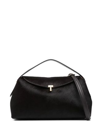 Toteme T-Lock Pony Hair Top Handle Bag