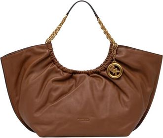Michael Kors Indie Large Tote - Dames - Shoppers - Bruin - ONE Size - Leer - Tassen