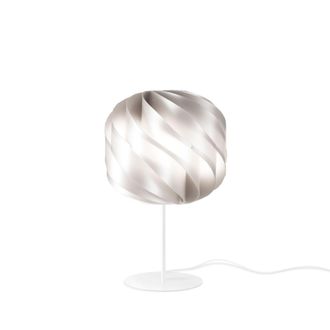 Linea Zero L&aacute;mpara De Mesa Plata En Metal Cm. 25x44h