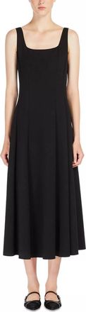 Max Mara Platani Dress In Black