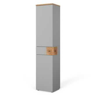 Vicco Armario De Ba&ntilde;o Eden, Gris/artisan, 40 X 184.2 Cm Con 2 Puertas Y 1 Caj&oacute;n, Vicco