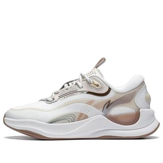 Li-Ning (WMNS) Li-Ning Yunji White Grey Brown AGLS108-4