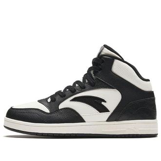 Anta (WMNS) ANTA High Top Skateboarding Shoes Black White 922348087-4