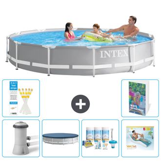 Intex Piscina Prism Frame Redonda - 366x76 Cm - 7-piezas S335