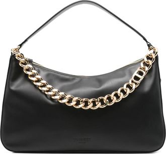 Twinset Zwart Goud Tas - Dames - Handtassen - Zwart - ONE Size - Tassen