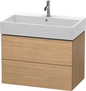 Duravit Mueble Bajo Encimera Duravit L-cube, De Pared, 2 Cajones, 78,4 X 45,9 Cm, Para Vero Air 235080, Color: Decoraci&oacute;n Roble Europeo - Lc627705252