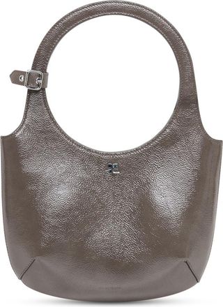 Courr&egrave;ges Truffle Holy Naplack Medium Shoulder Bag