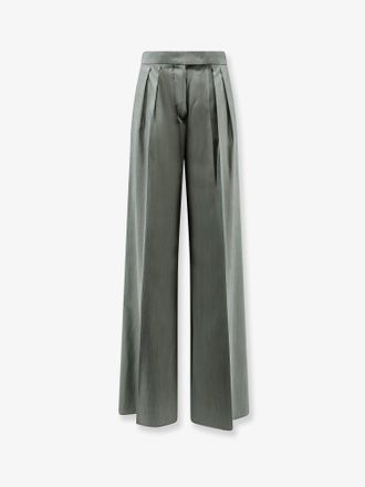 Max Mara Mxmgiallo virgin wool and silk trousers - MAX MARA - gender_Woman