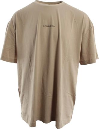C.P. Company C.p. Company, Heren, Tops, Beige, Maat: 3XL Jersey