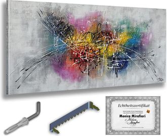 OEM Monica Mirafiori I 100% Pintado A Mano I Cuadro Bolero 140x70cm Cuadro Pintado A Mano Cuadro Acr&iacute;lico Cuadro Acr&iacute;lico De Gran Formato I Arte Moderno I