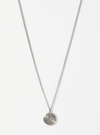 BOSS Mens Compass pendant necklace
