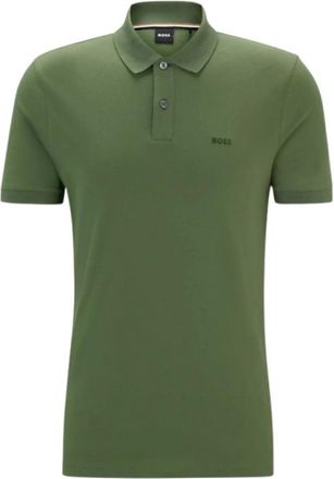 HUGO BOSS Tops > Poloshirts - Heren - Polos - Groen - S - Tops