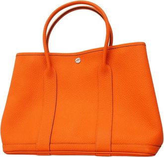 Herm&egrave;s Capucine Country Leather Tote Bag (Pre-Owned)