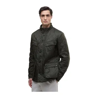 Barbour Jassen, Heren, Groen, 2Xl, Leer, Ariel Polarquilt Jacket