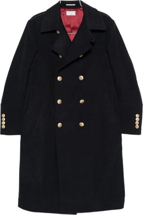 Brunello Cucinelli Hombre, Abrigos, Azul, Talla: M