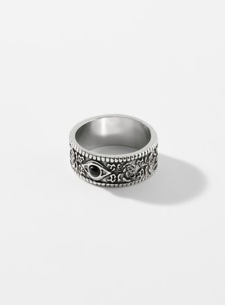 Le 31 Mens Eye embossed ring