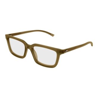 Gucci Rechthoekig Optisch Montuur - Heren - Brillen - Bruin - 53 MM - Accessoires
