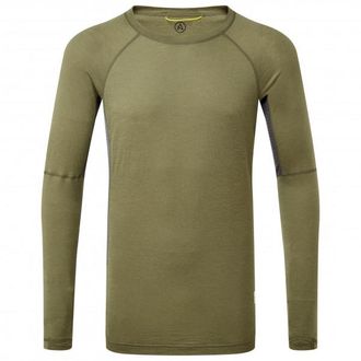 Artilect Boulder 125 Crew L/S Merinounterw&auml;sche f&uuml;r Herren | oliv