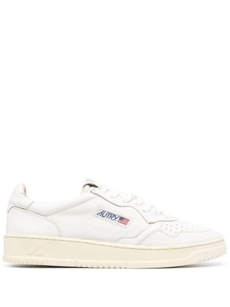 Autry Medalist White Perforated Sneakers