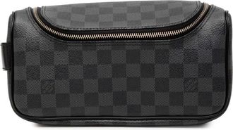 Louis Vuitton Pre-owned Clutches, female, Black, Size: ONE SIZE Pre-owned Monogram Canvas Toiletry Pouch