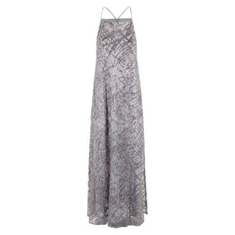 Emporio Armani Embroidered Maxi Dress