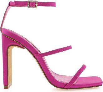Billini Tiaka Heels In Fuchsia Satin