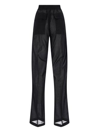 Rick Owens Womens Trousers Black Cotton
